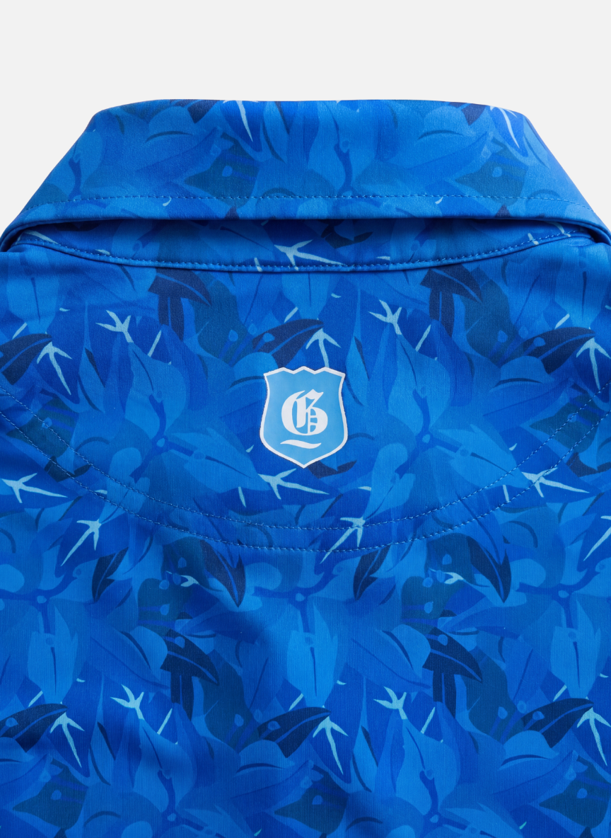 Men's Ocean Drive Polo shirt from Tropical Dawn Collection, featuring a casual fit and ocean-inspired design.