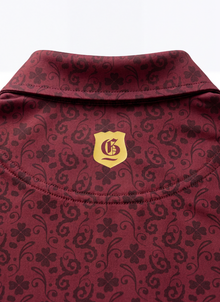 Men's Polo shirt from Grand Links Collection, 1471 Polo, featuring a classic fit and comfortable fabric, displayed on a hanger.