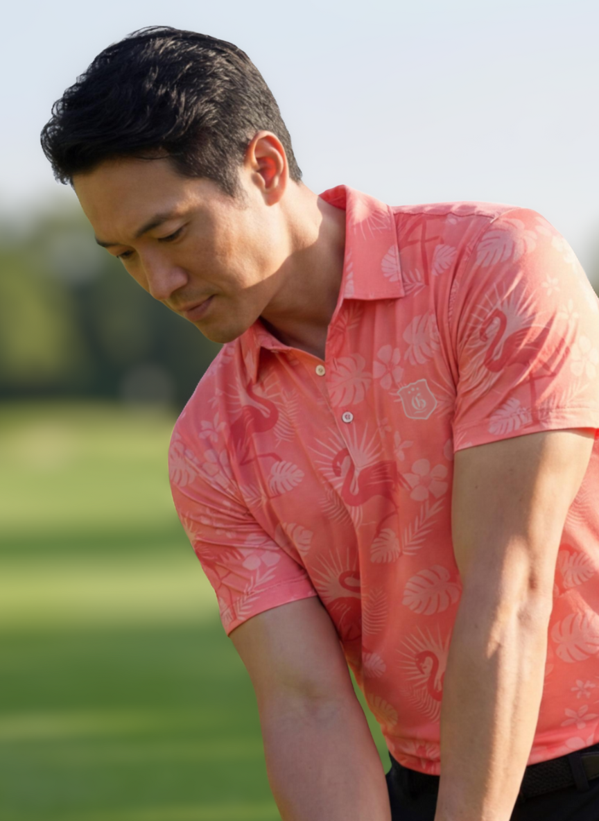 Flamingo Sunset Polo