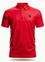 Red men's Victory Polo from Originals Collection featuring a classic fit and collared design.